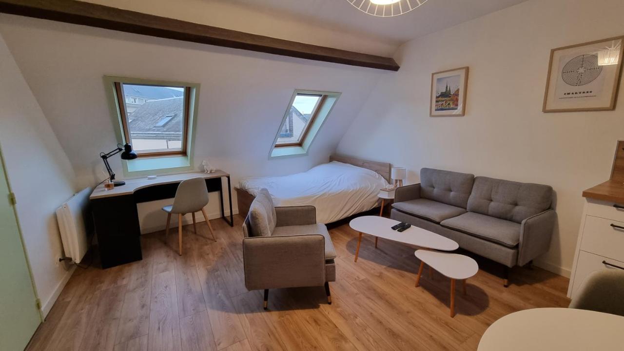 Studio Babylone - Parking & Wifi Chartres Extérieur photo